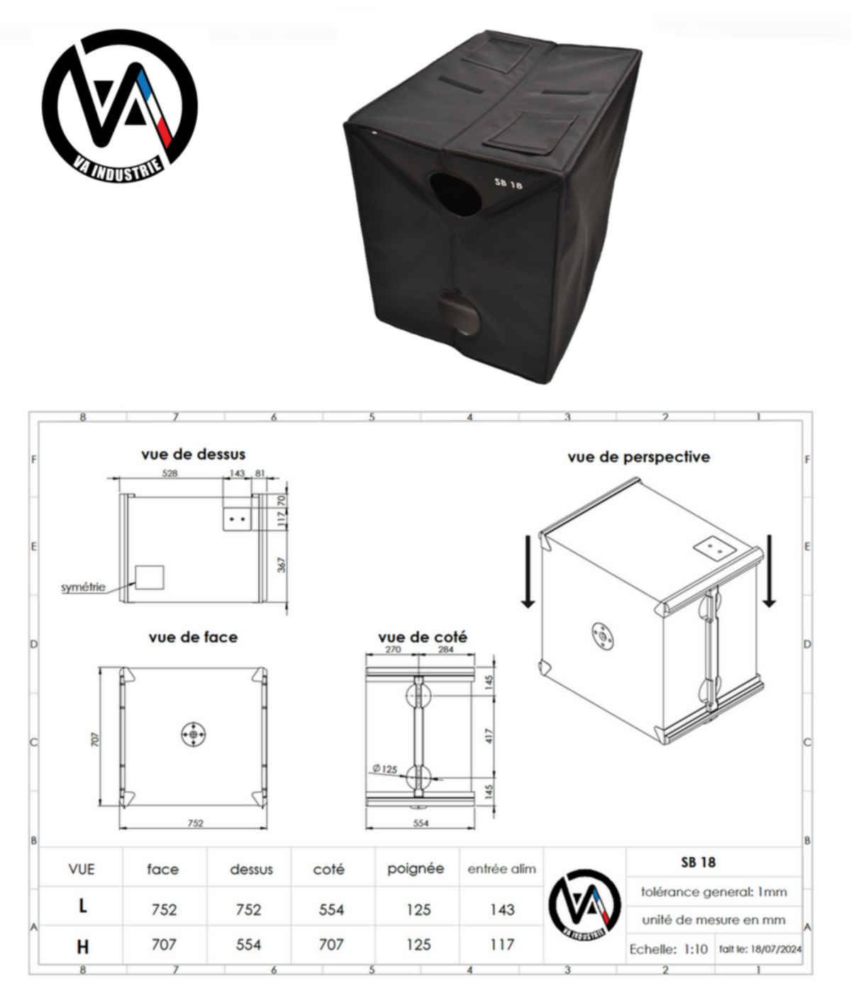 R&D housse sur-mesure